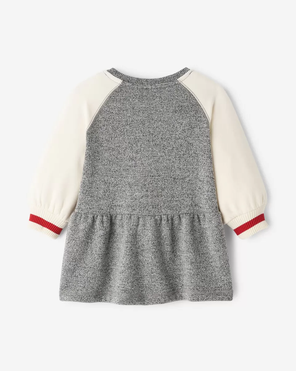 Roots Baby Cabin Cozy Dress GREY OAT PEPPER Outlet