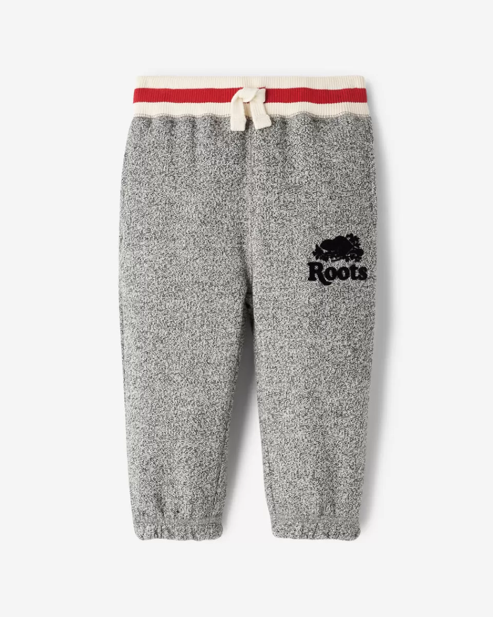 Roots Baby Cabin Relaxed Sweatpant GREY OAT PEPPER New