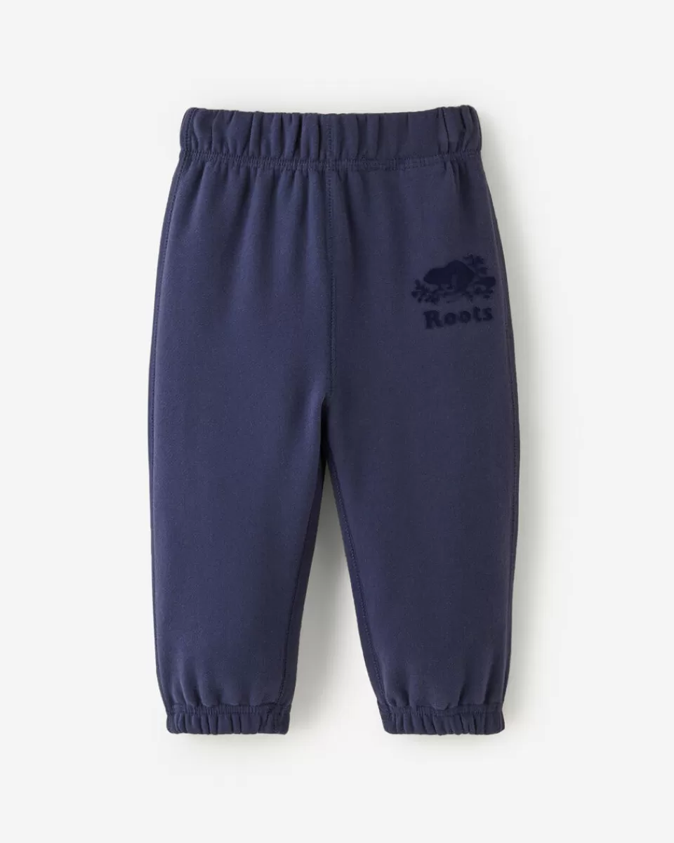 Roots Baby Organic Original Sweatpant NAVY BLAZER Clearance