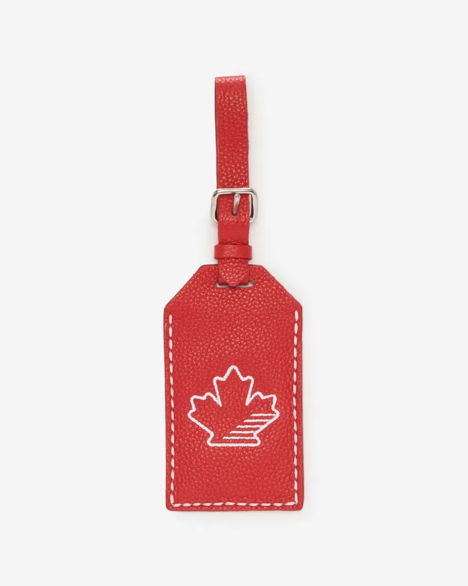 Roots Canada 24 Luggage Tag RACING RED Cheap