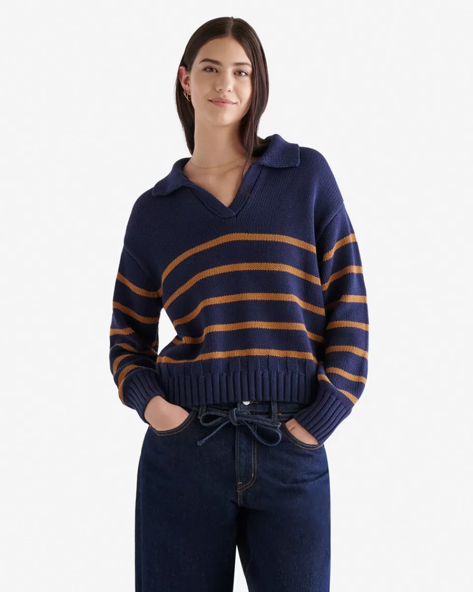 Roots Cape Breton Polo Sweater Clearance