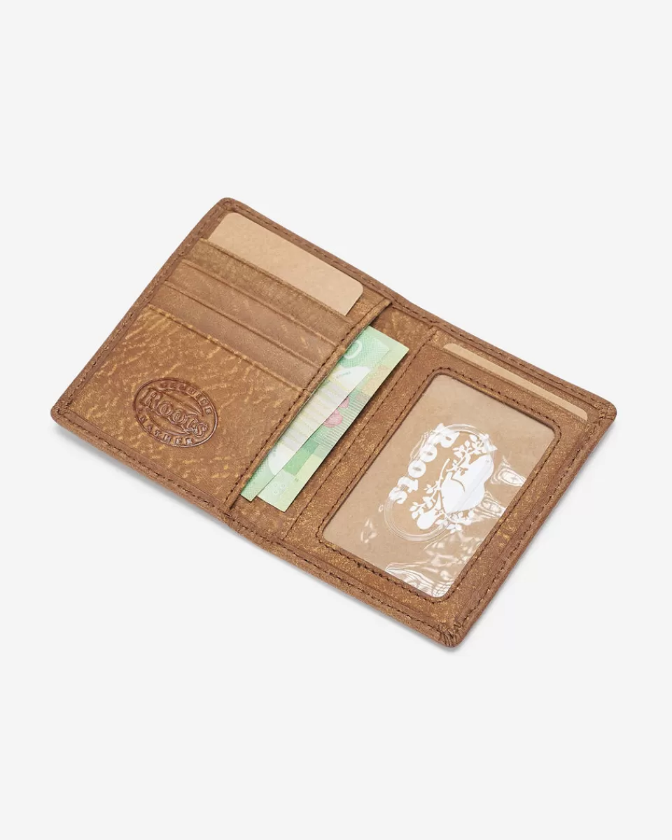 Roots Card Case With ID Tribe NATURAL Hot