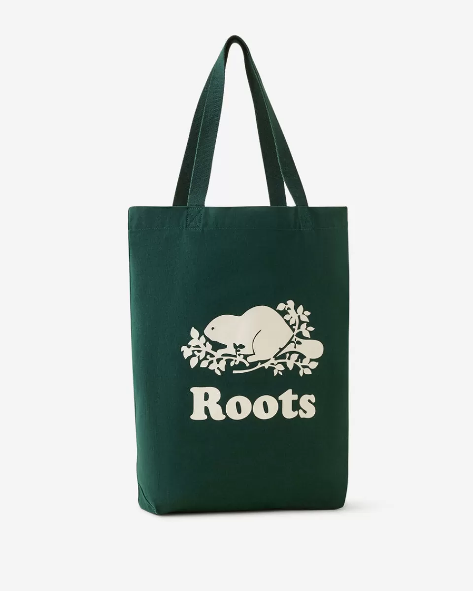 Roots Cooper Tote VARSITY GREEN Cheap