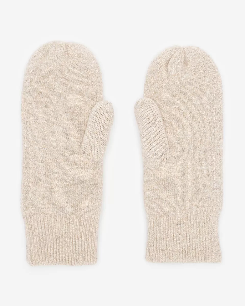 Roots Cozy Knit Mitten SNOWDRIFT WHITE MIX Shop