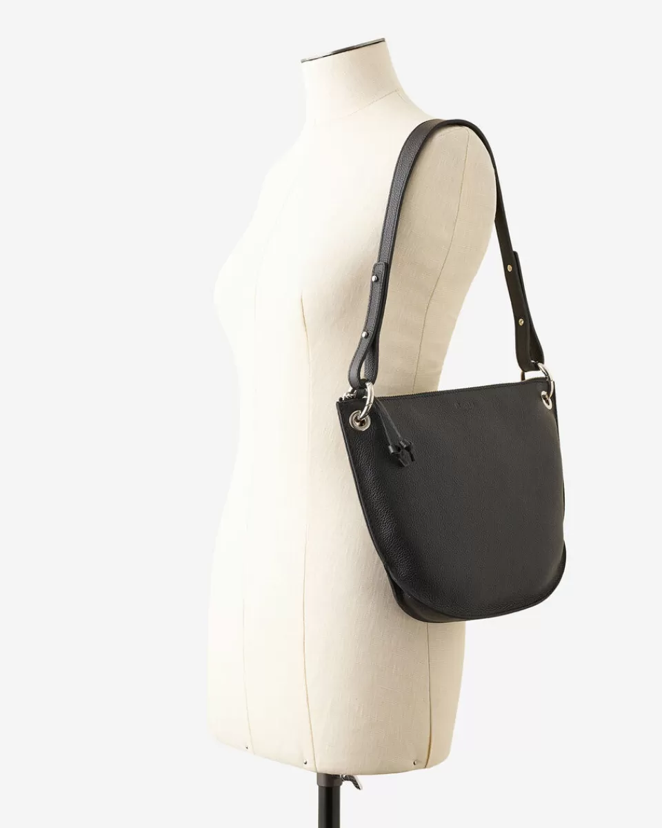 Roots Edie Shoulder Bag Cervino BLACK Shop