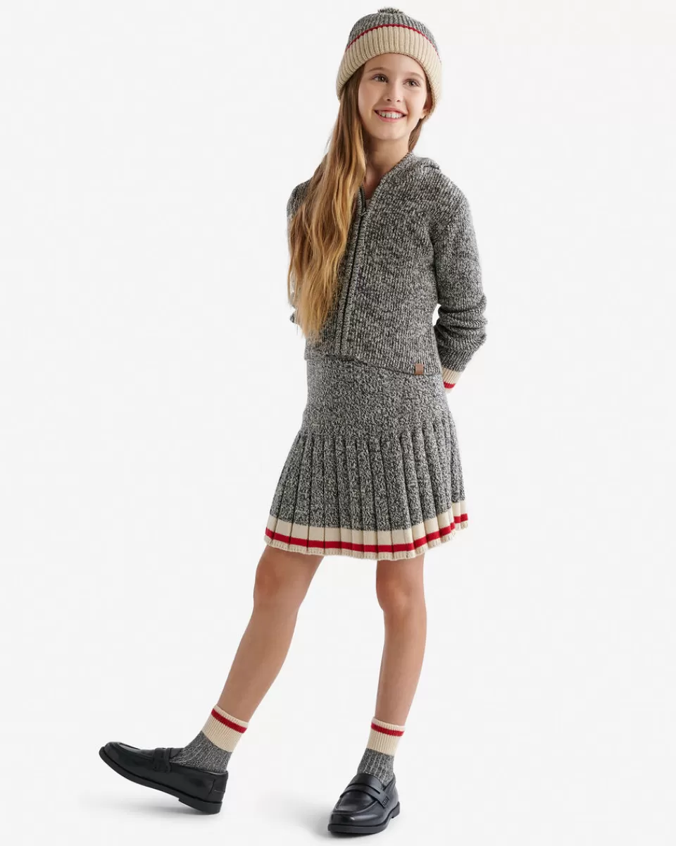 Roots Girls Cabin Skirt GREY OAT MIX Shop