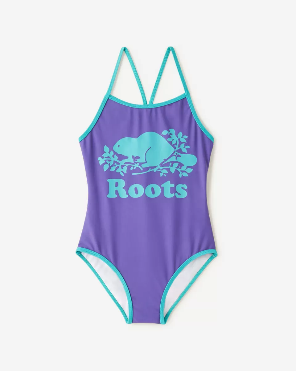 Roots Girls Cooper One Piece Swimsuit Store