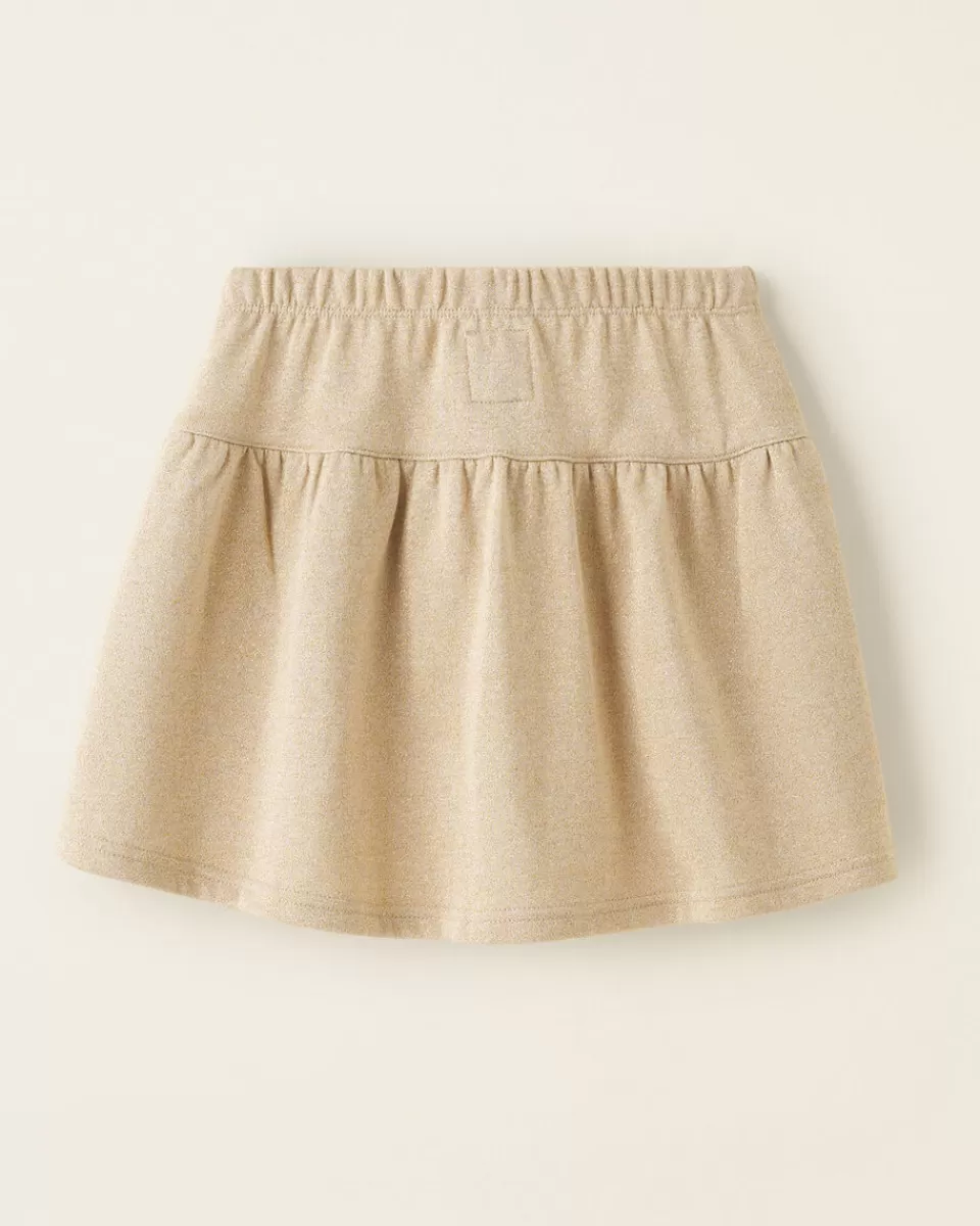 Roots Girls Gold Sparkle Skirt PALE GOLD Best Sale