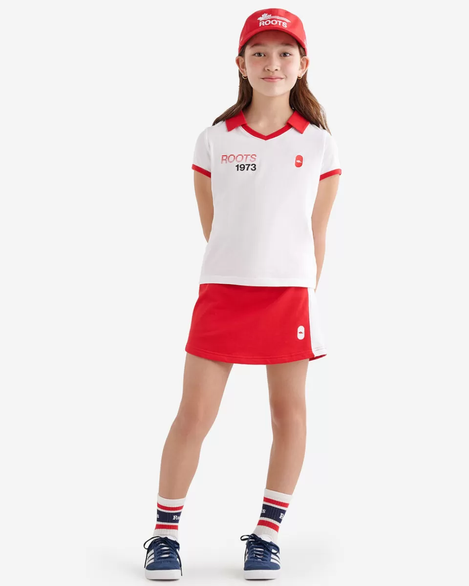 Roots Girls Northern Athletics Skort JAM RED Online