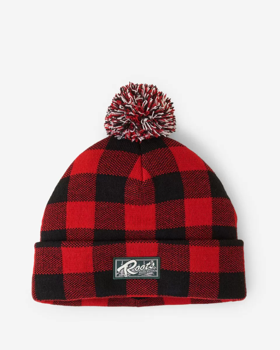 Roots Kid Park Plaid Toque CABIN RED Shop