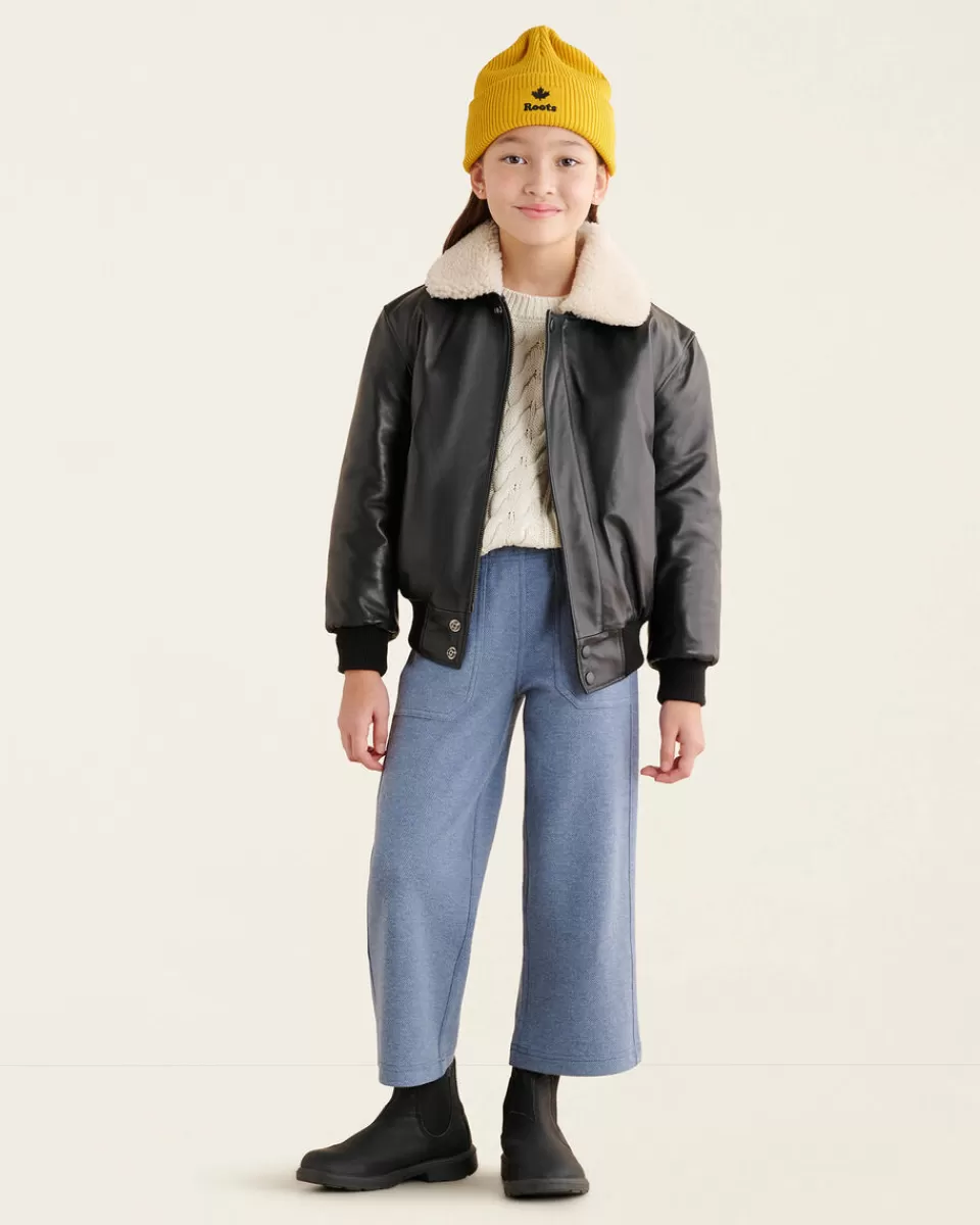 Roots Kids Aviator Jacket BLACK Flash Sale