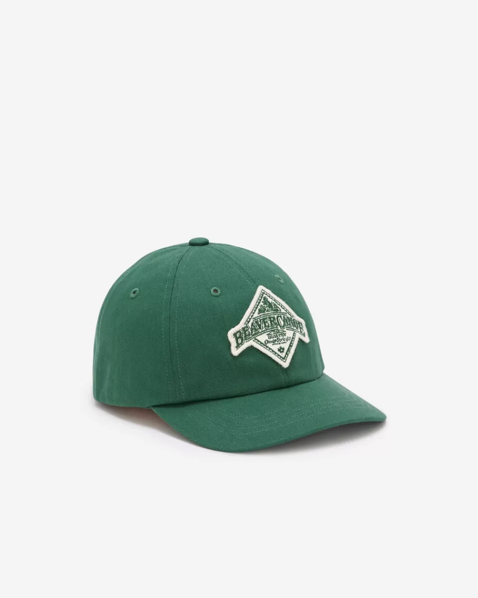 Roots Kids Beaver Canoe Baseball Cap FOREST GREEN Discount