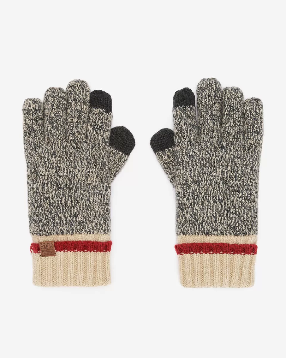 Roots Kids Cabin Glove GREY OAT MIX New