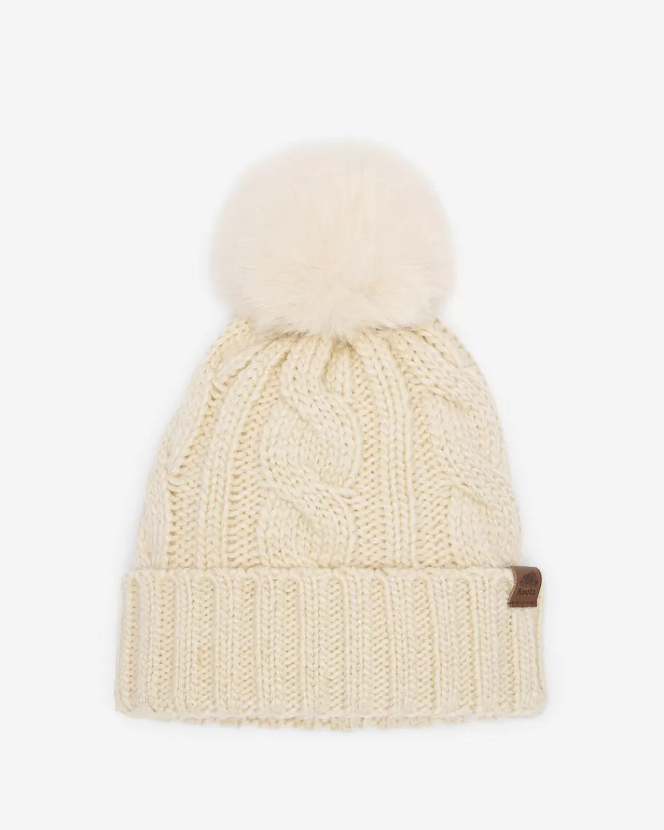 Roots Kids Olivia Cable Toque SEEDPEARL SPARKLE Outlet