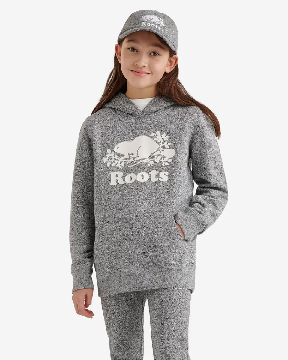 Roots Kids Organic Original Kanga Hoodie SALT & PEPPER Flash Sale