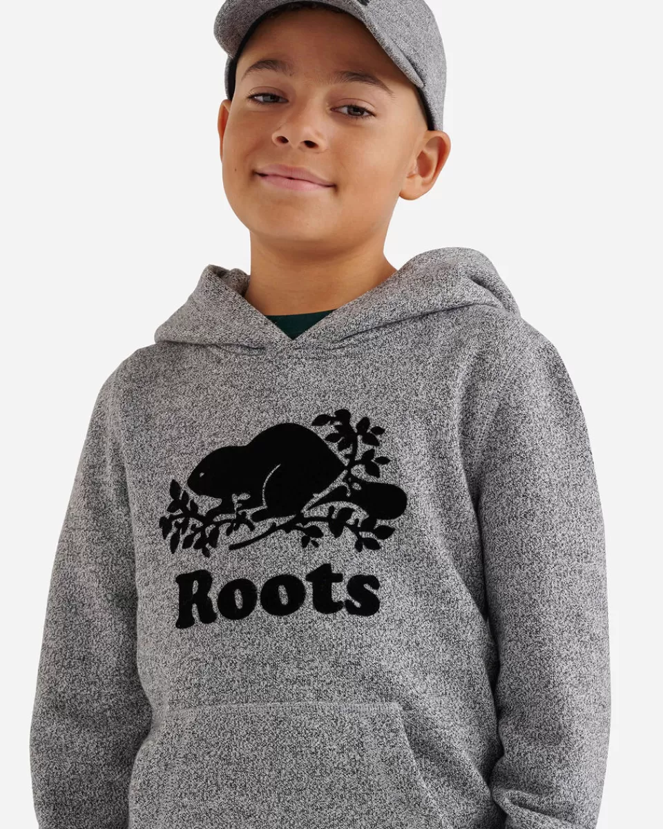 Roots Kids Organic Original Kanga Hoodie SALT & PEPPER Hot