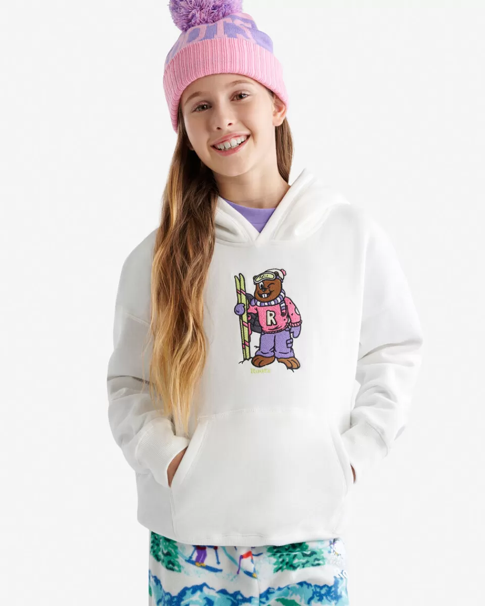 Roots Kids Ski Buddy Kanga Hoodie EGRET Discount