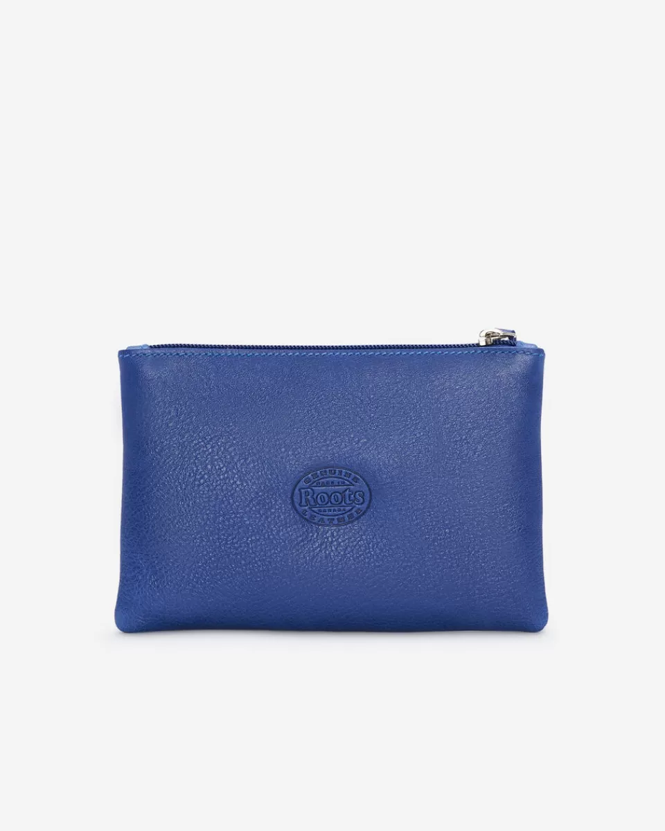 Roots Large Zip Pouch Mirage ROYAL BLUE Discount