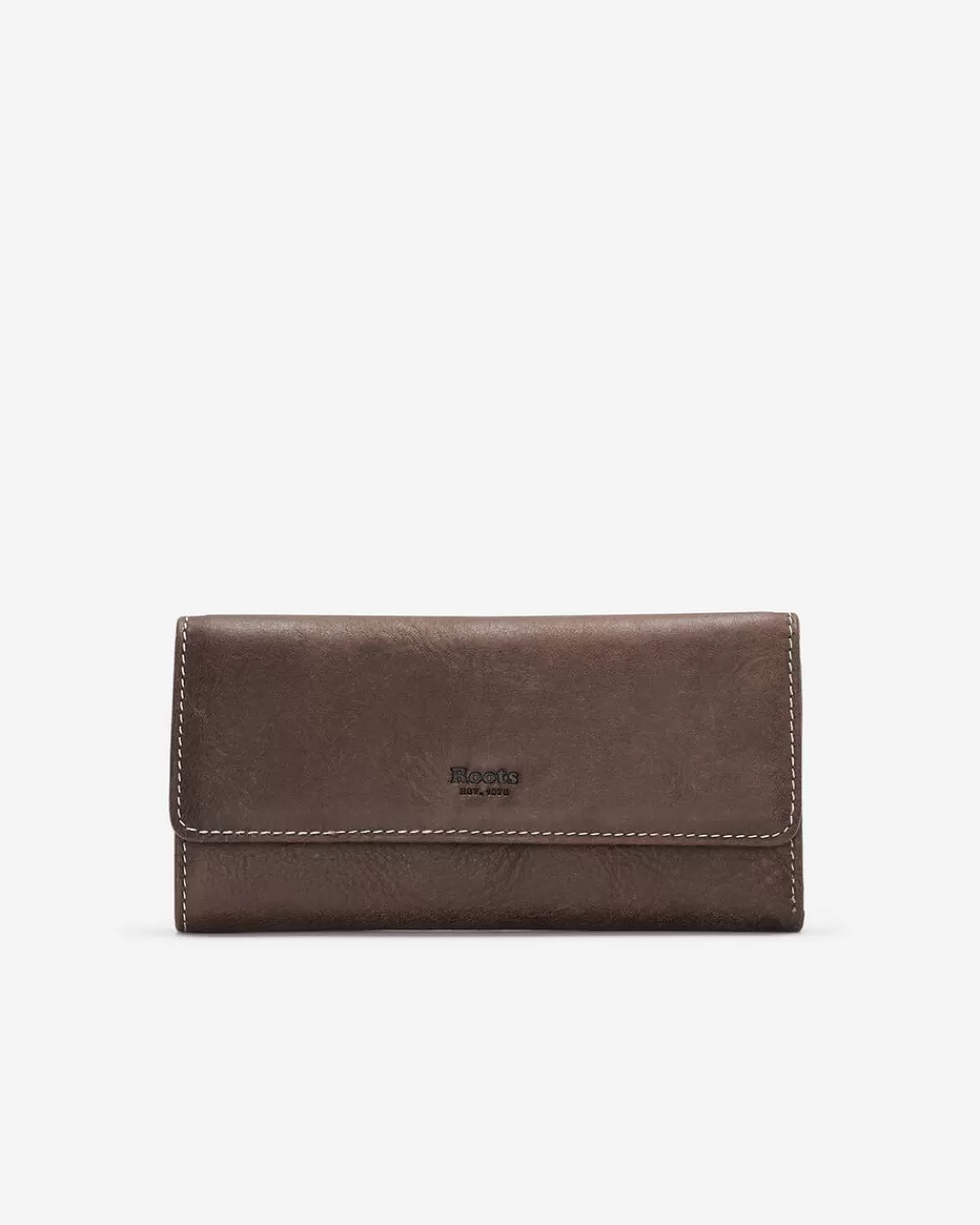 Roots Medium Trifold Clutch Tribe Sale