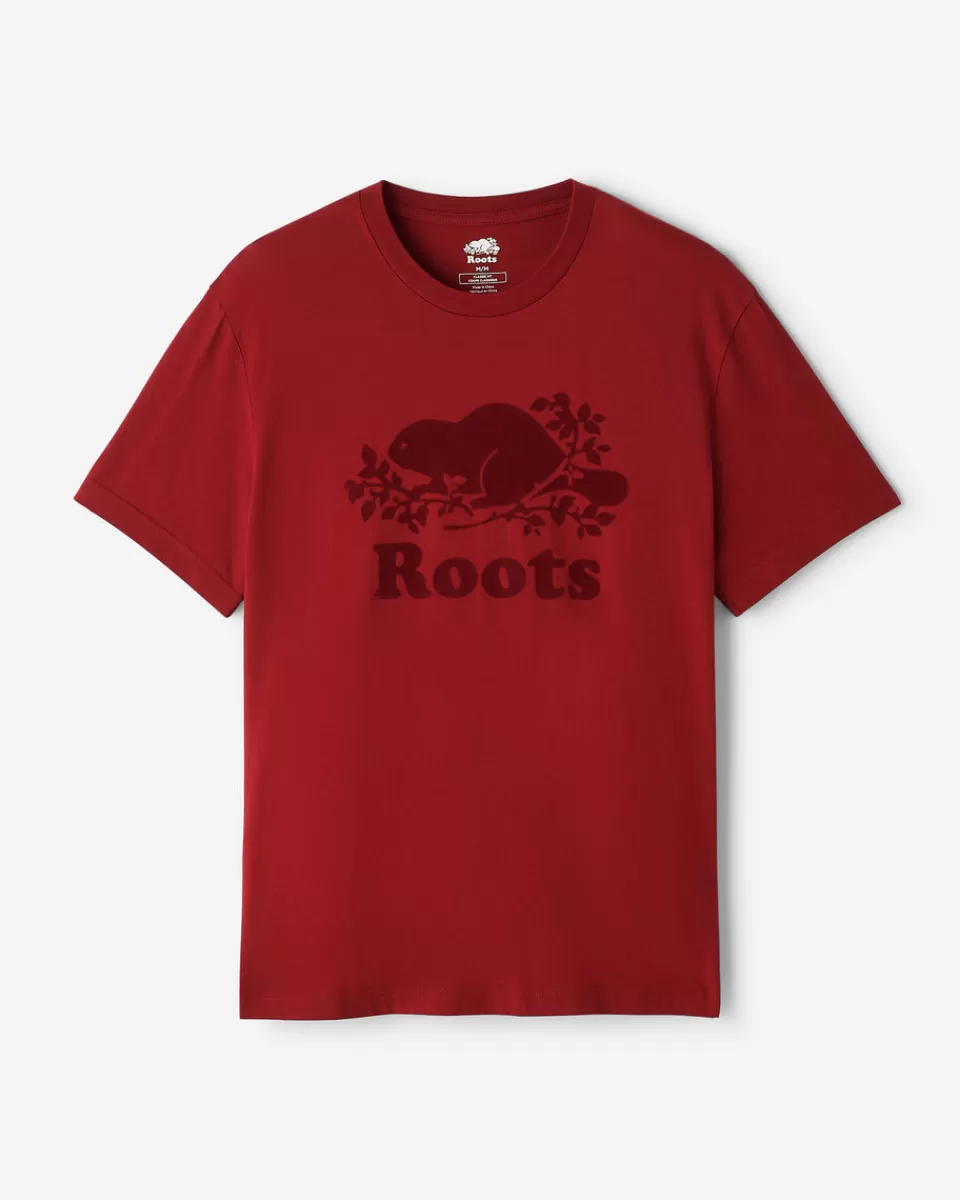 Roots Mens Organic Cooper Beaver T-Shirt Flash Sale