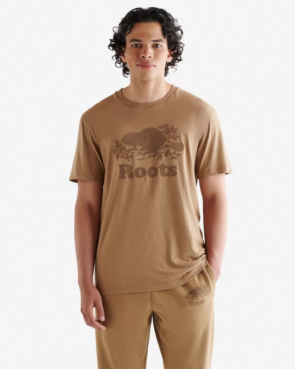 Roots Mens Organic Cooper Beaver T-shirt Online