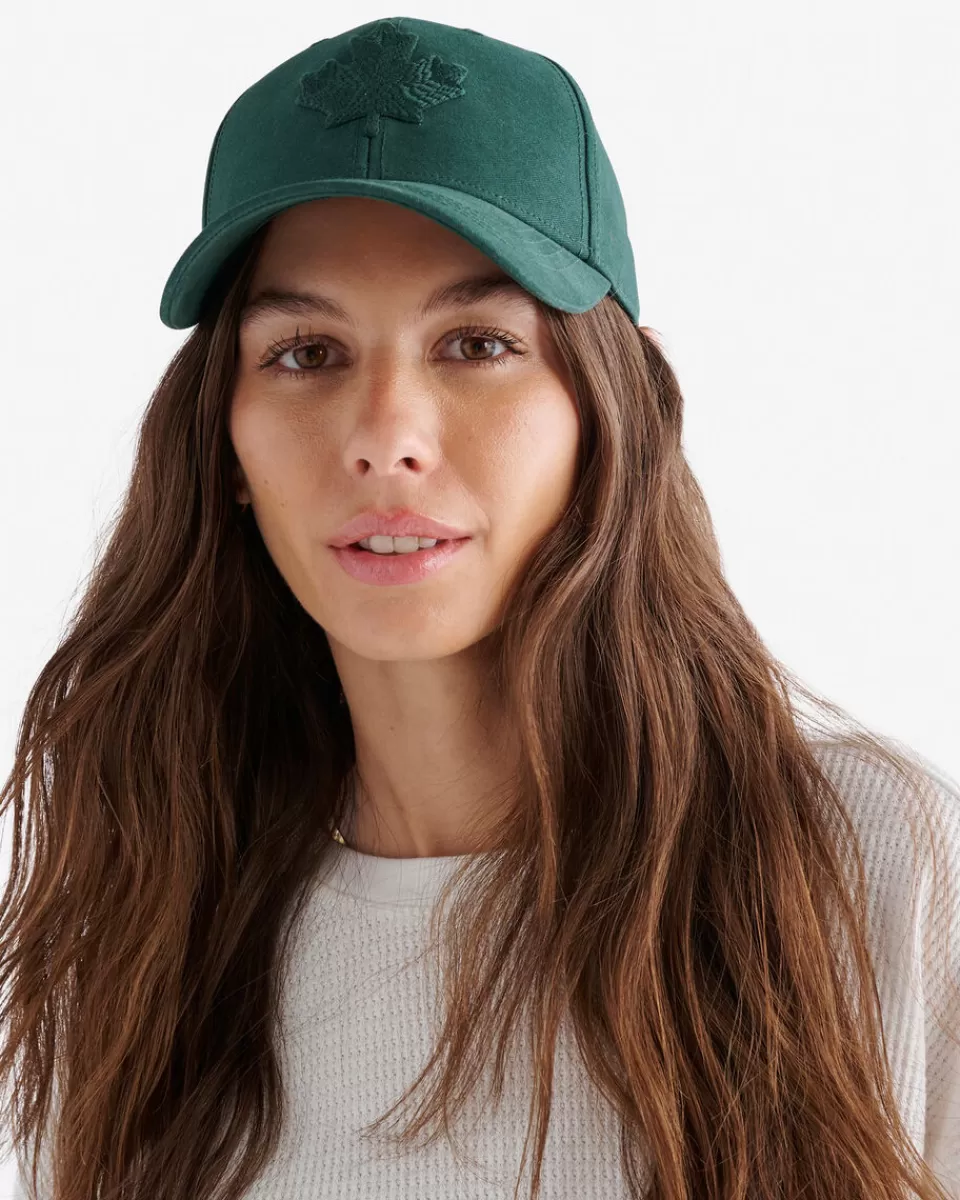 Roots Modern Leaf Baseball Cap VARSITY GREEN Fashion