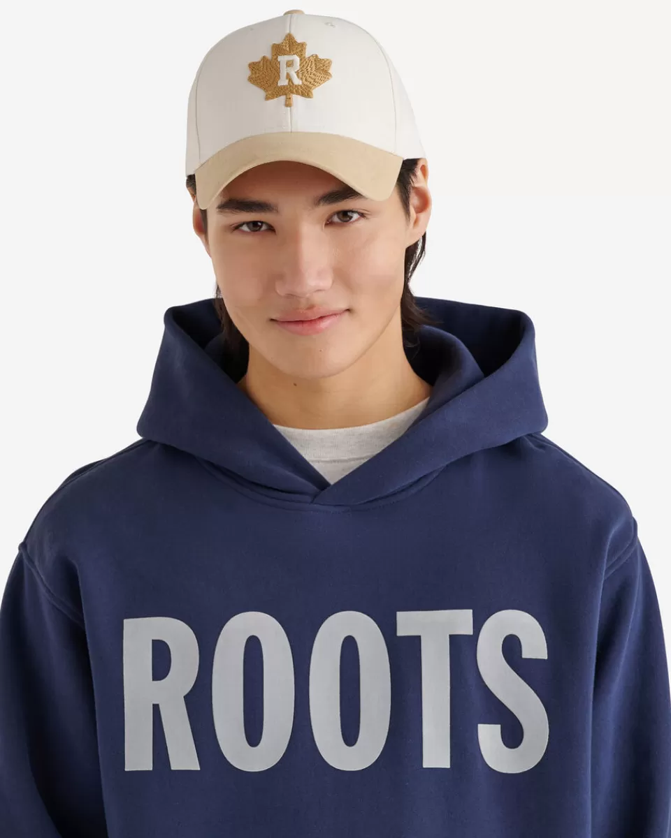 Roots Modern Leaf Baseball Cap EGRET Outlet