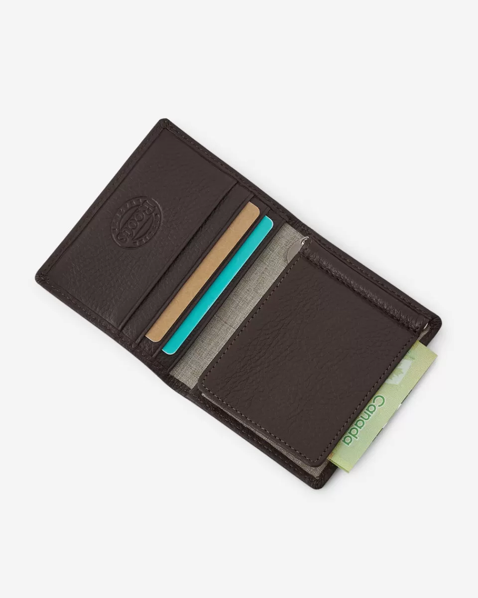 Roots Money Clip Bifold Prince CHOCOLATE Best