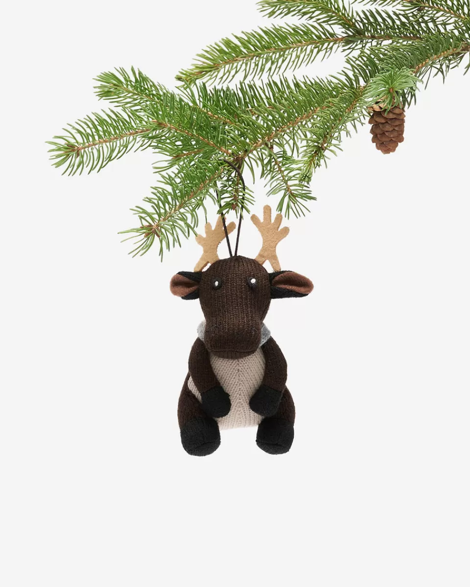 Roots Moose Ornament GRIZZLY BROWN Cheap