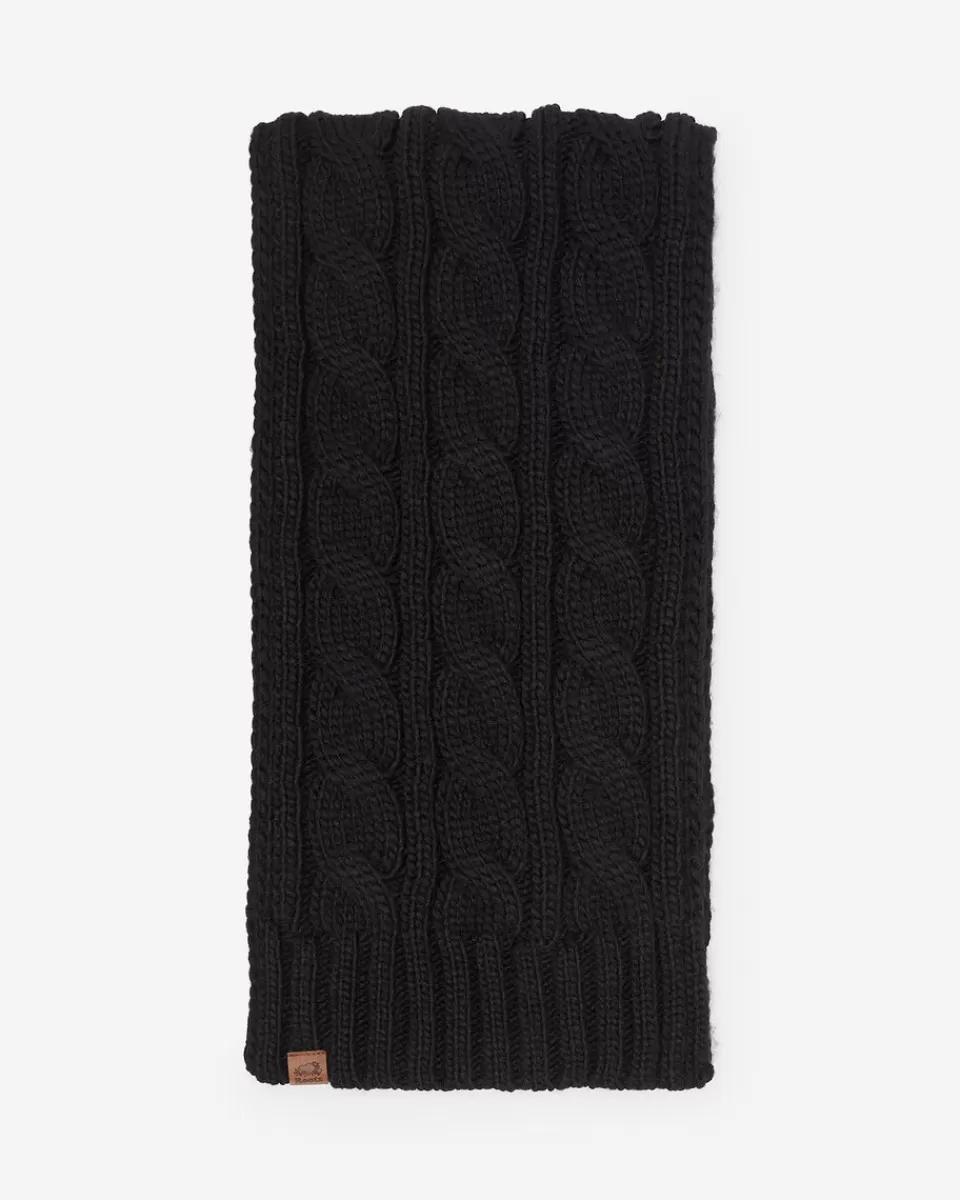 Roots Olivia Cable Scarf BLACK Best