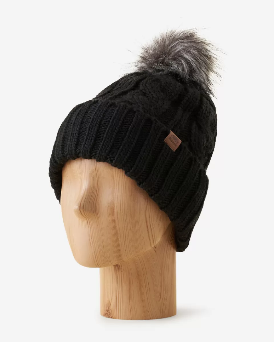 Roots Olivia Cable Toque BLACK Shop