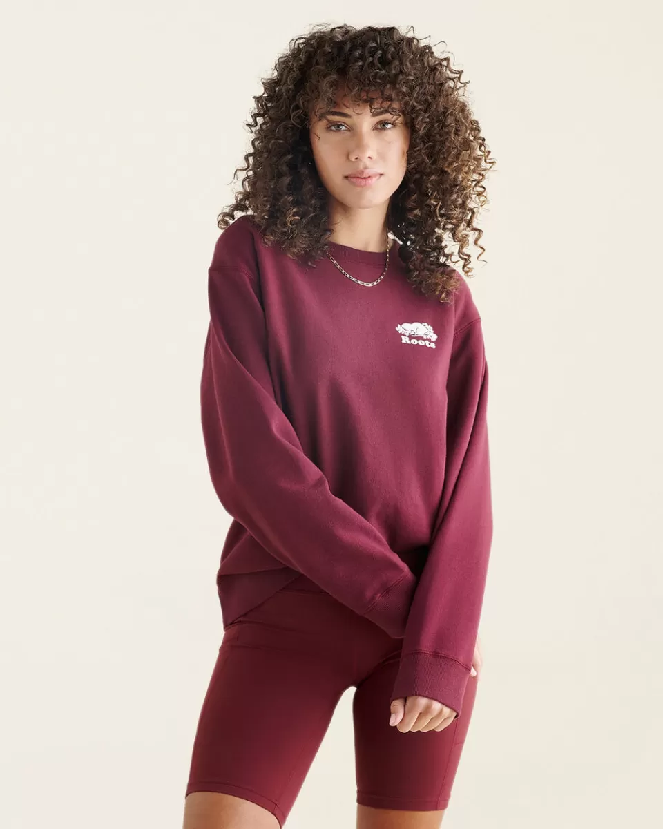 Roots Organic Cooper BF Crew Sweatshirt Fashion