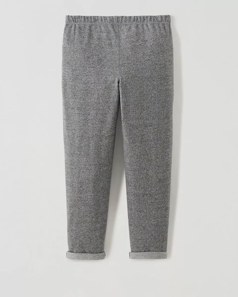 Roots Organic Easy Ankle Sweatpant SALT & PEPPER Outlet