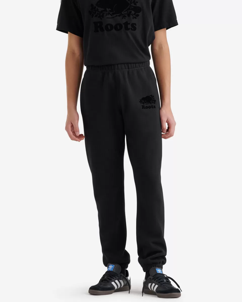 Roots Organic Original Sweatpant BLACK/BLACK Discount