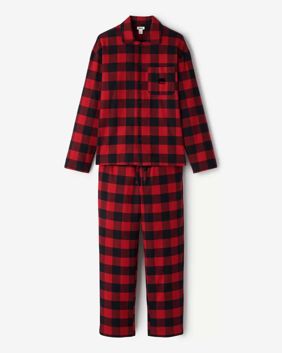 Roots Park Plaid Sleep Set Fashion