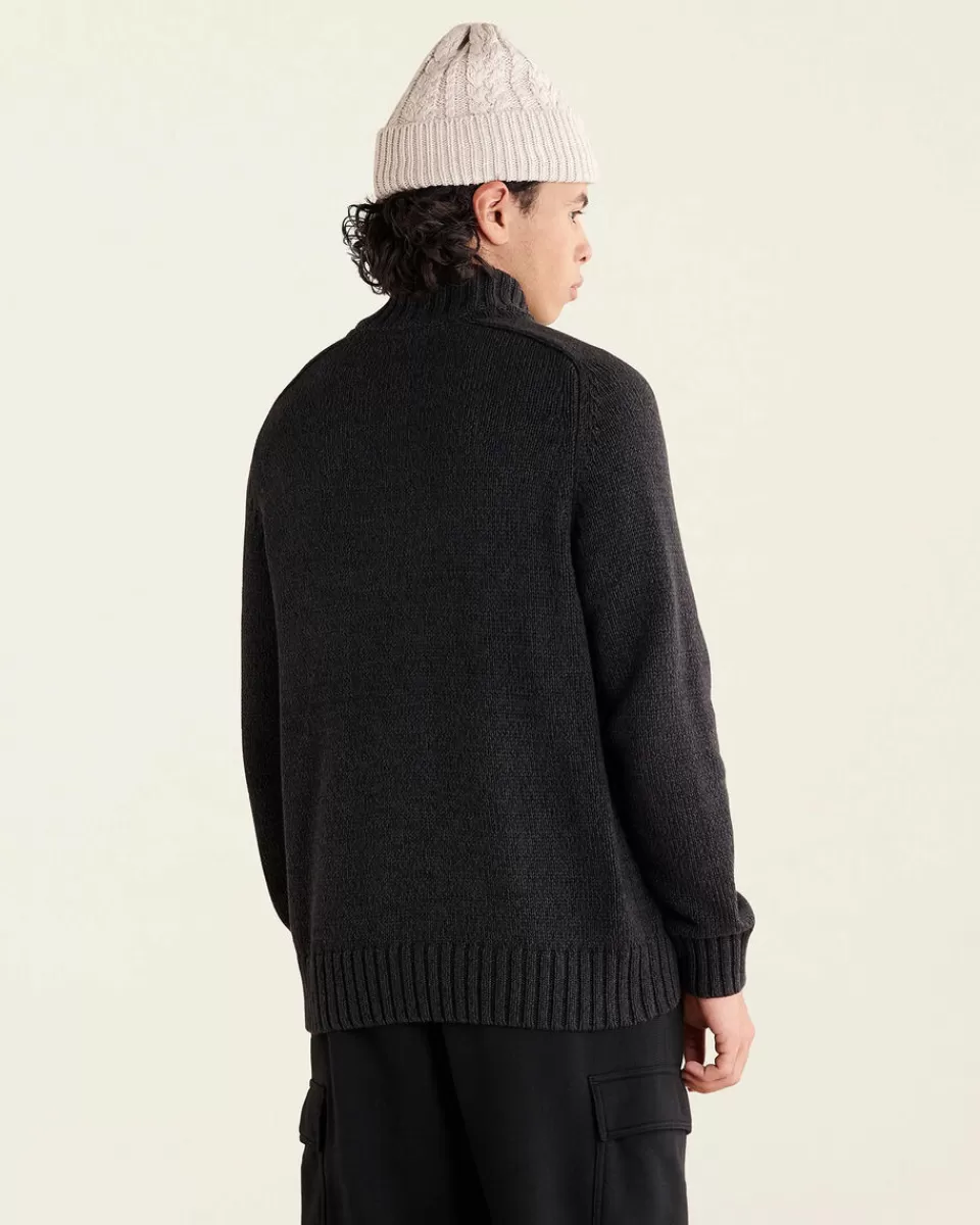 Roots Robson Relaxed Half Zip Stein Sweater Flash Sale