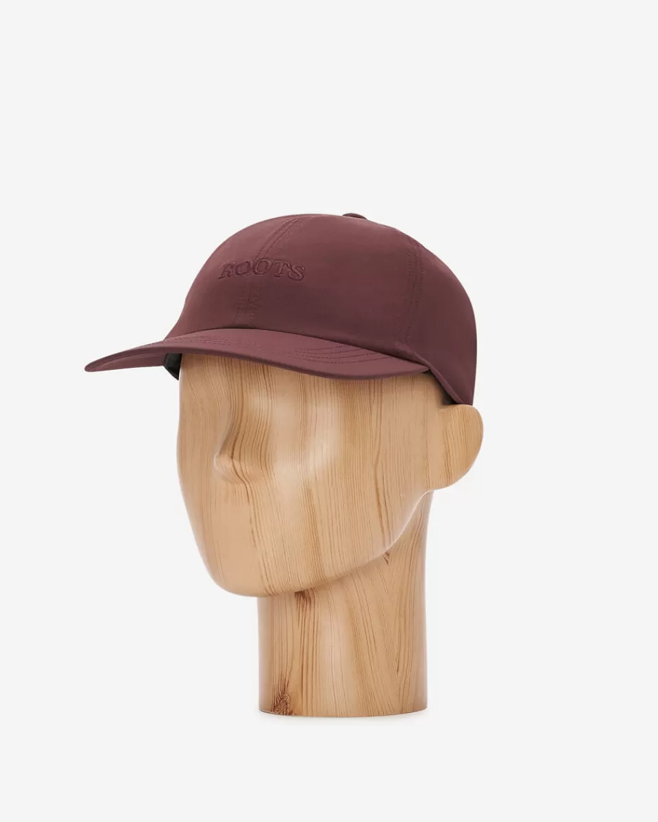 Roots Nylon Baseball Cap DEEP MAROON Best Sale