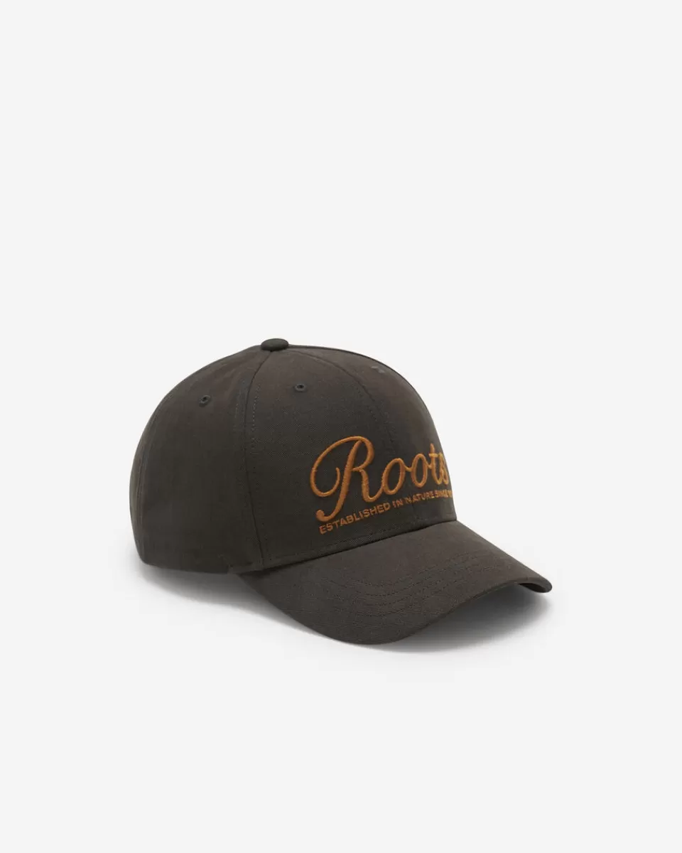 Roots Signature Baseball Cap RAVEN Cheap