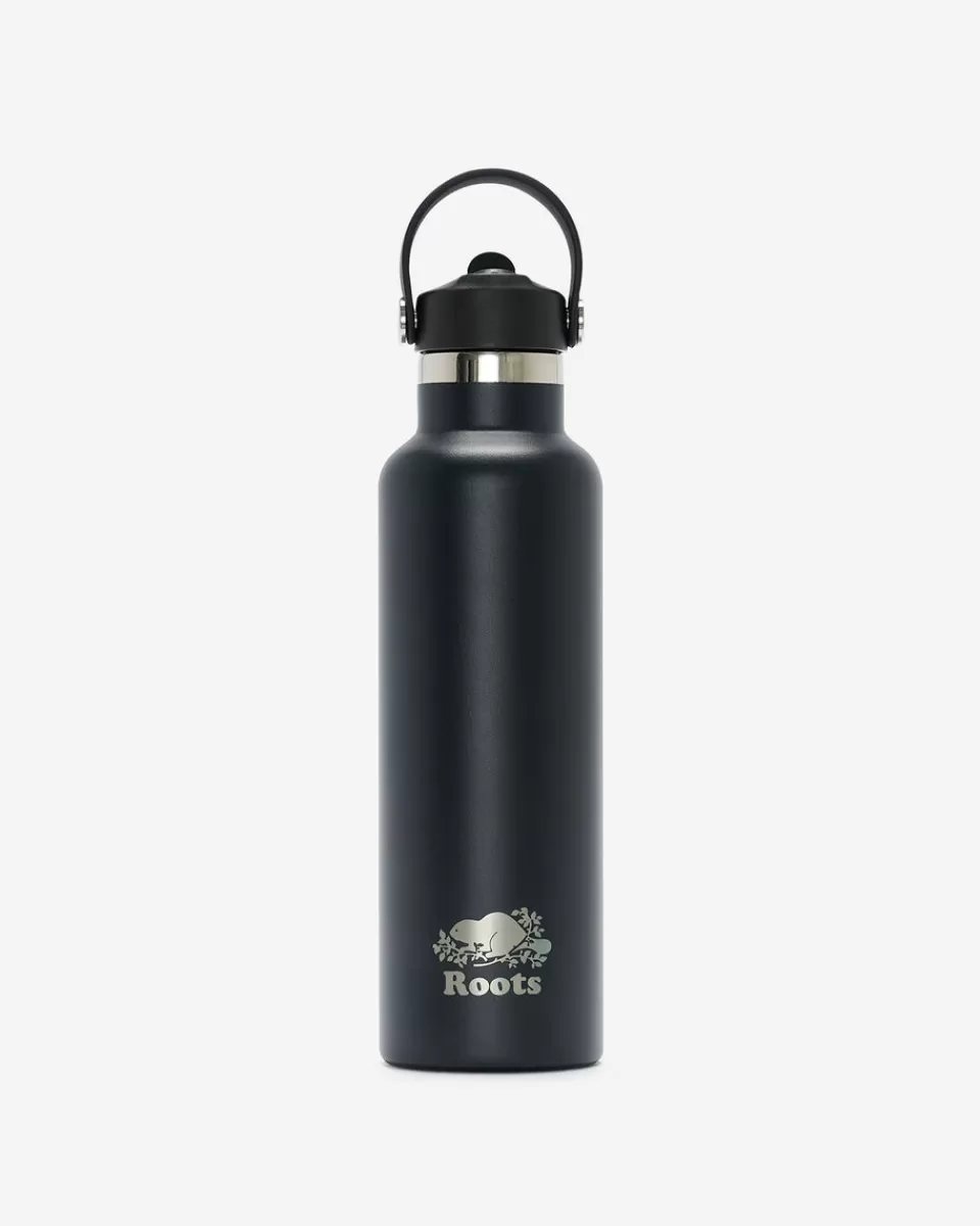 Roots Water Bottle BLACK Discount