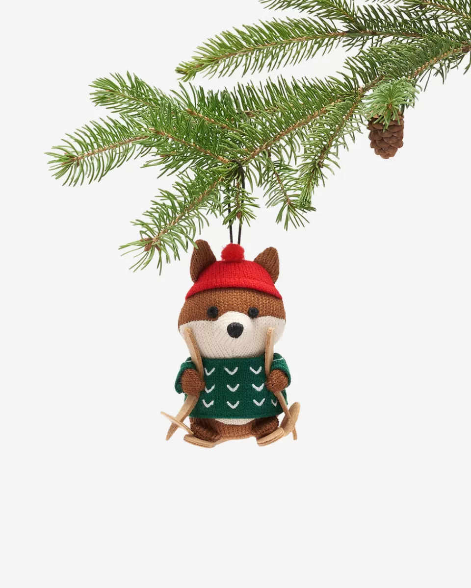 Roots Skiing Squirrel Ornament MULTI Cheap