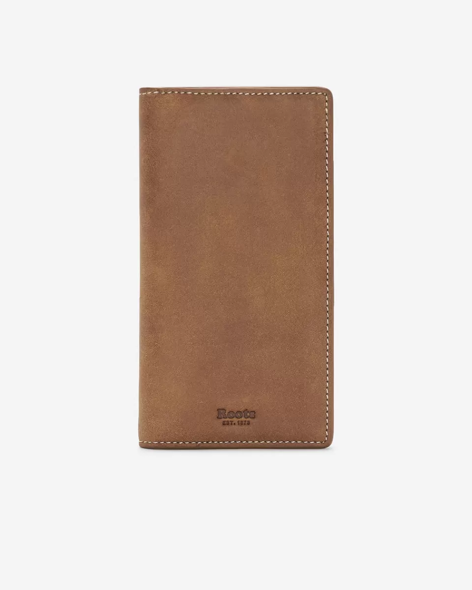 Roots Slim Card Wallet Tribe NATURAL Hot