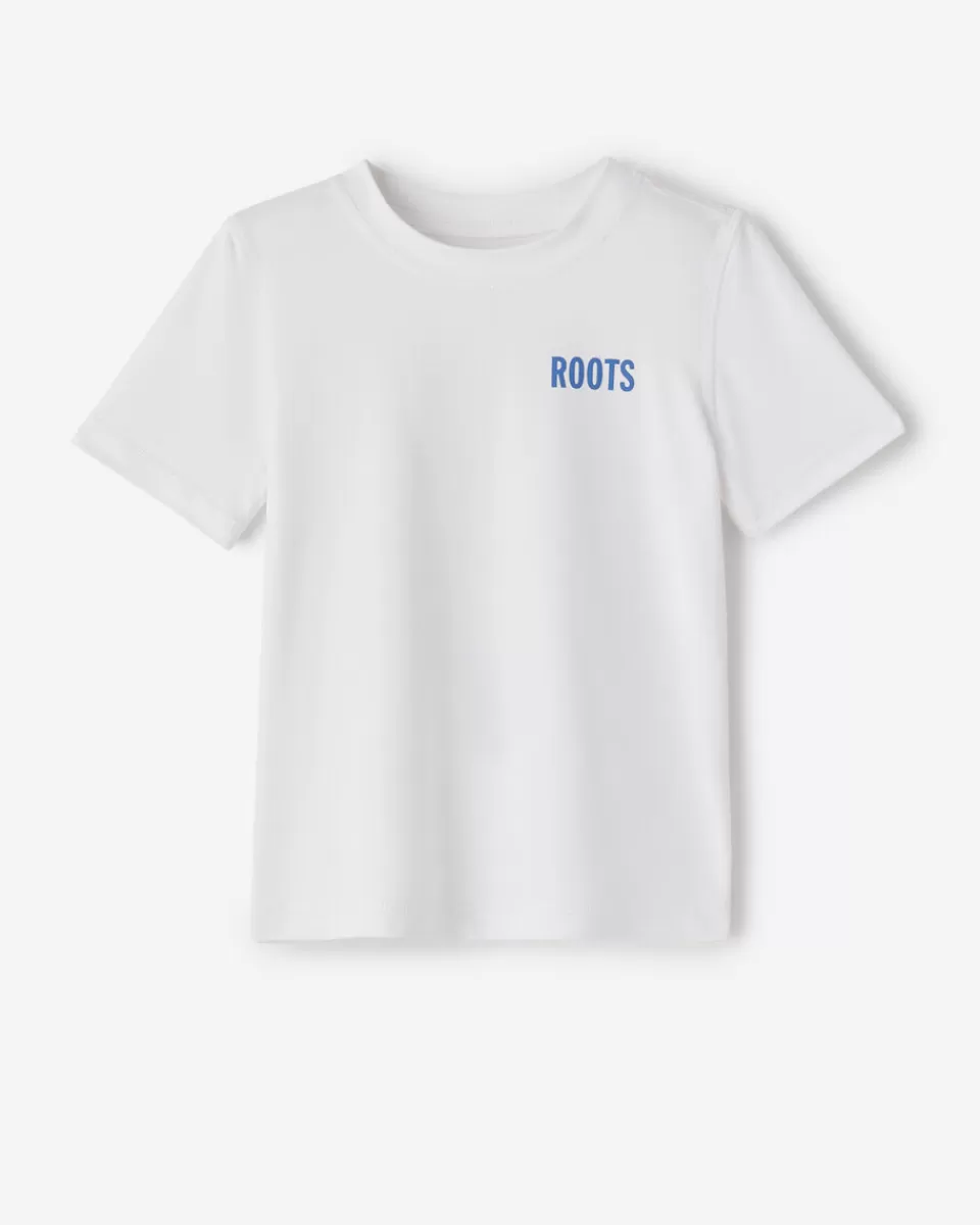 Roots Toddler Active Nature T-Shirt WHITE Store