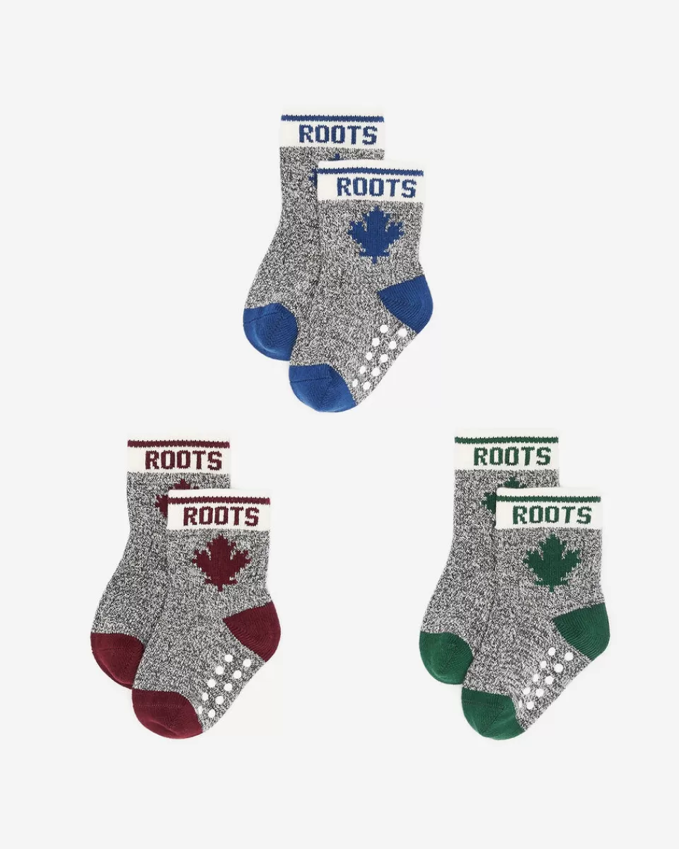 Roots Toddler Cabin Maple Sock 3 Pack Discount