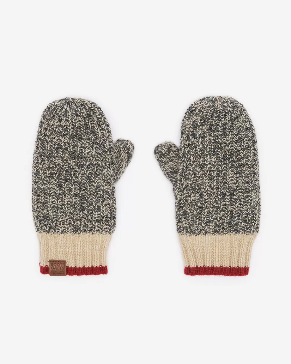 Roots Toddler Cabin Mitten GREY OAT MIX Best