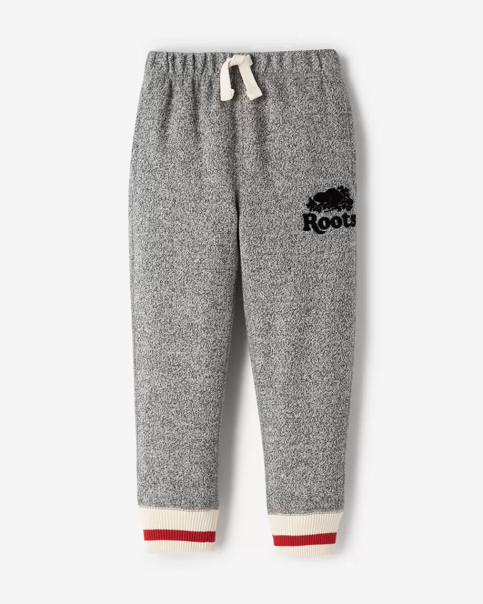 Roots Toddler Cabin Slim Sweatpant GREY OAT PEPPER Discount