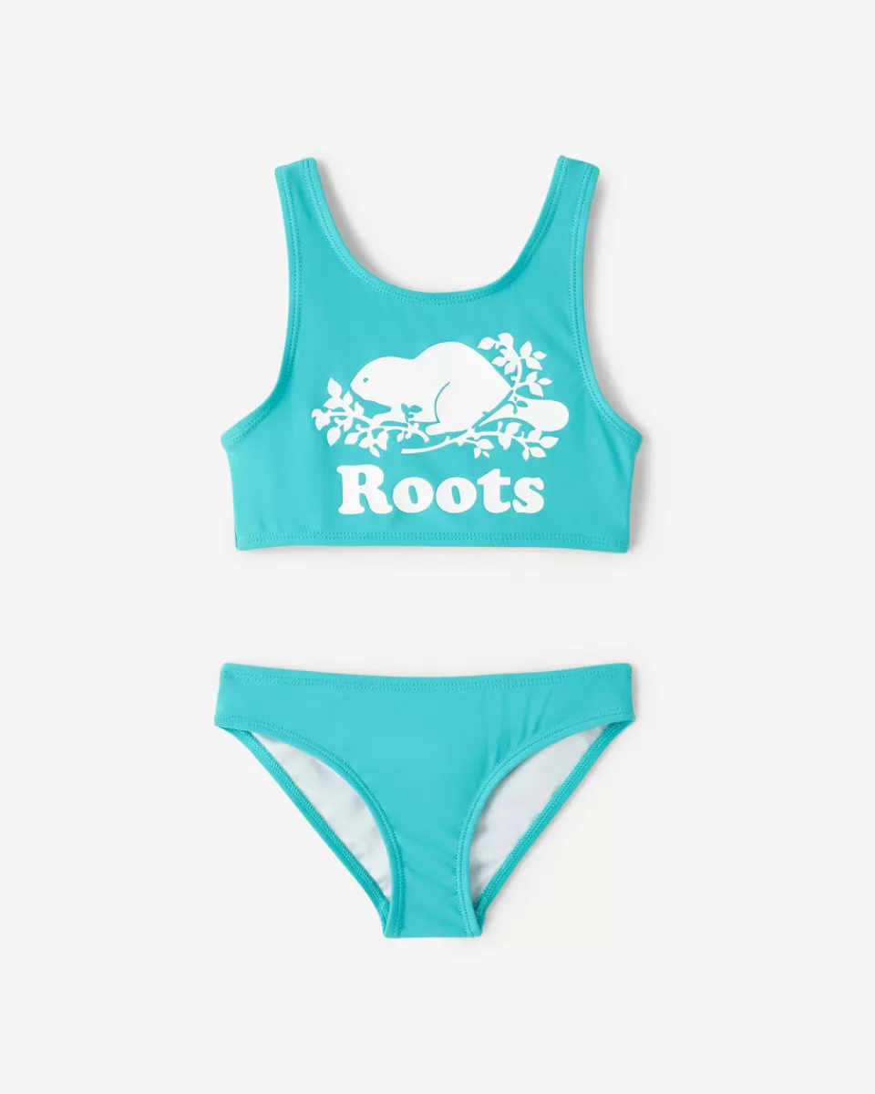 Roots Toddler Girls Cooper Two Piece Swimsuit Cheap