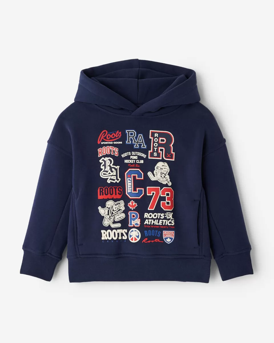 Roots Toddler Hockey Legend Hoodie NAVY BLAZER Cheap