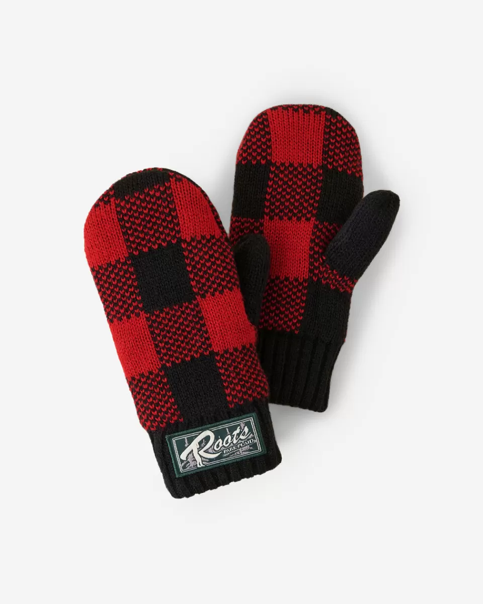 Roots Toddler Park Plaid Mitten Cheap