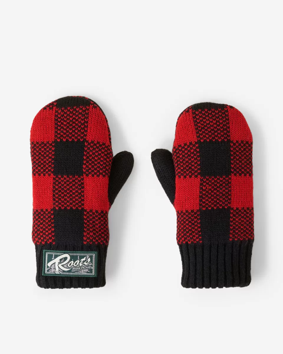 Roots Toddler Park Plaid Mitten Cheap