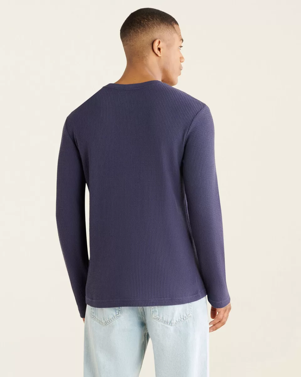 Roots Waffle Long Sleeve Crew Top Discount